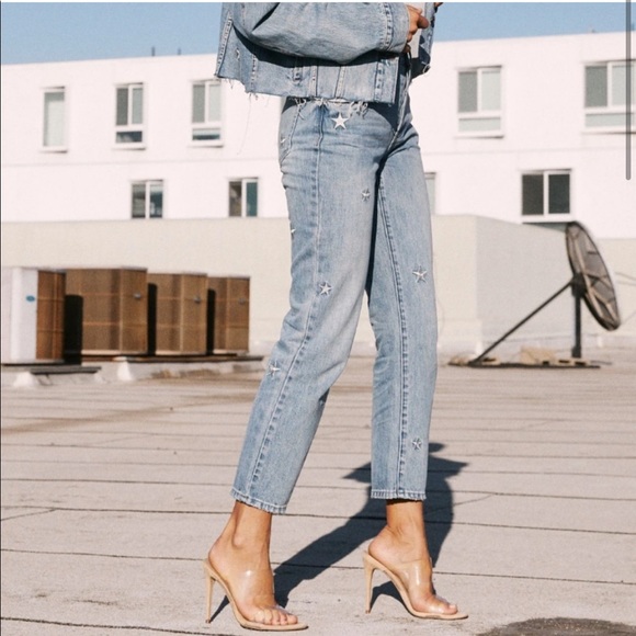 pistola Denim - Pistola Charlie supernova embroidered star straight leg jeans